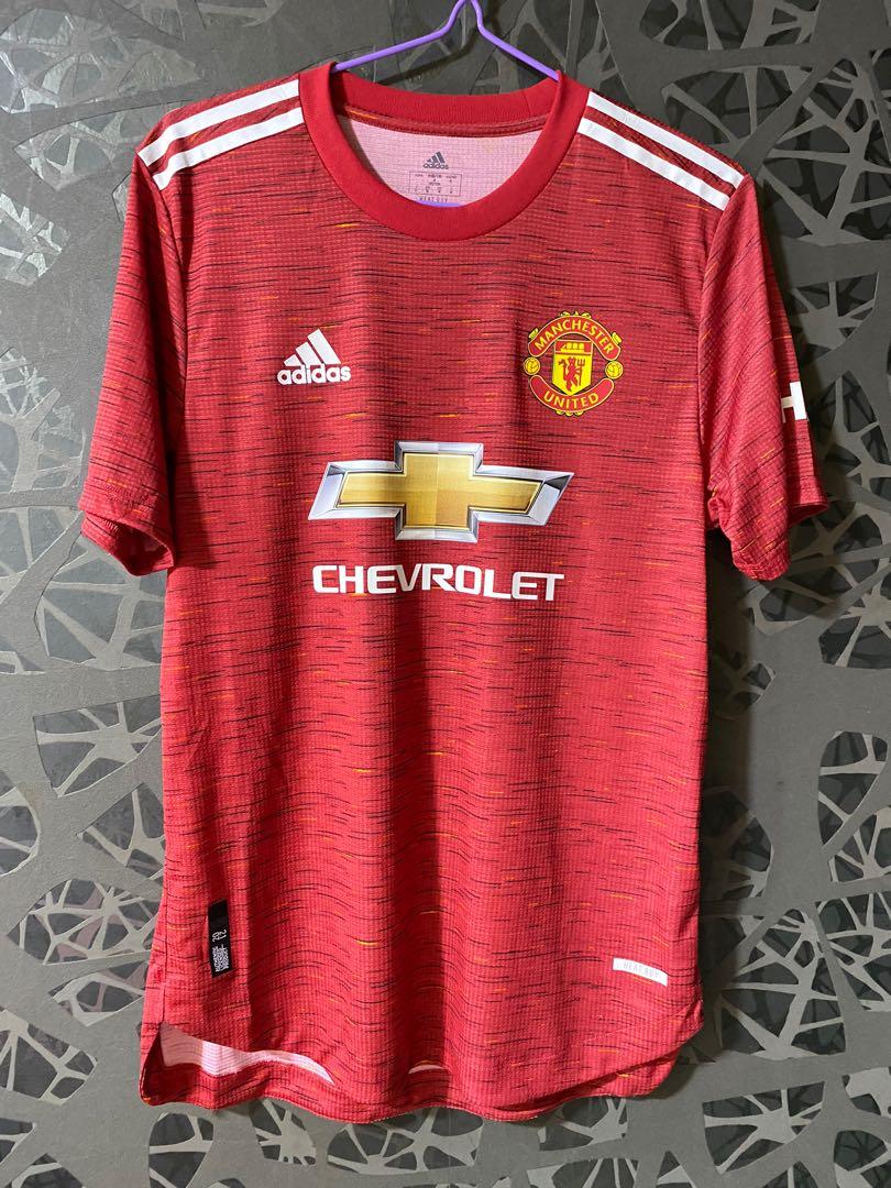 Manchester United 2020 21 Home Jersey Sports Sports Apparel On Carousell