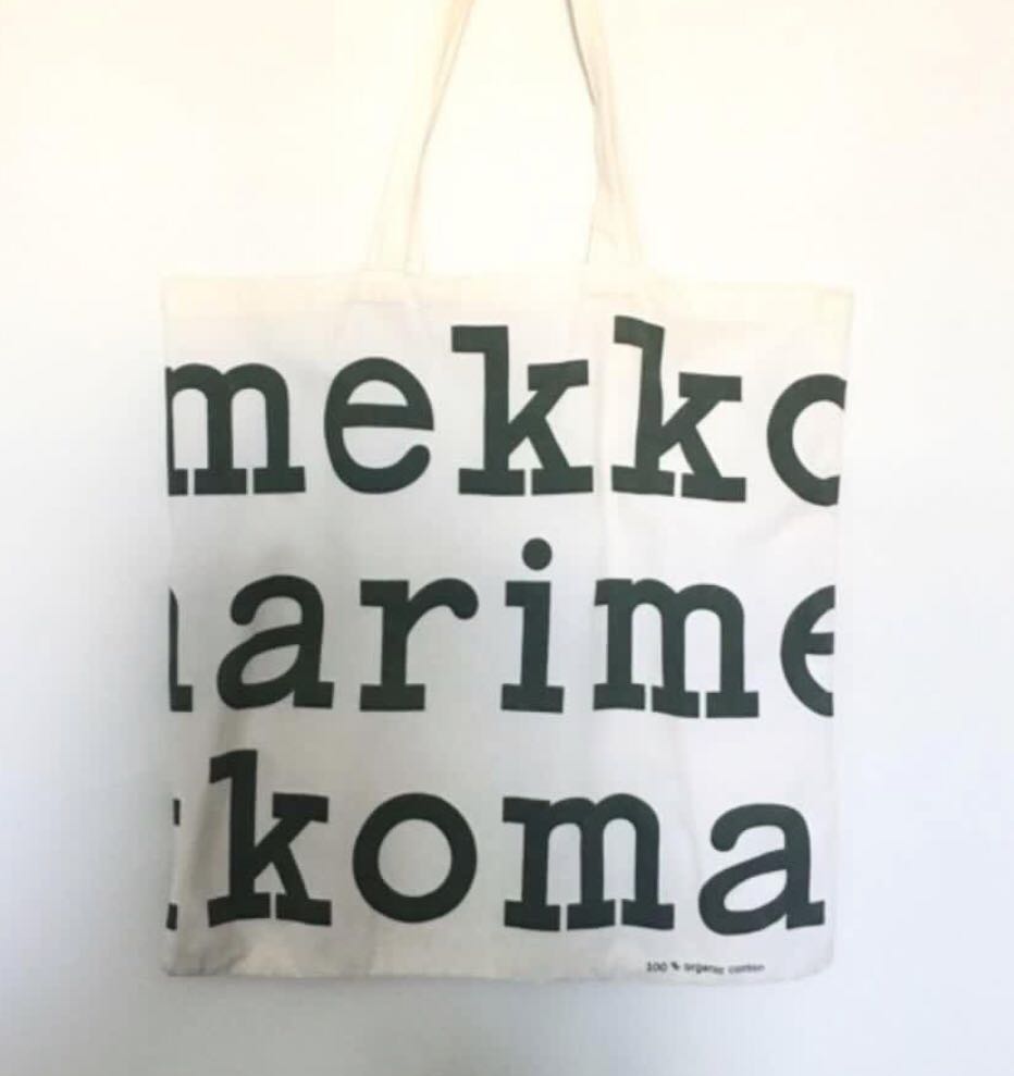 Marimekko tote bag logo discount