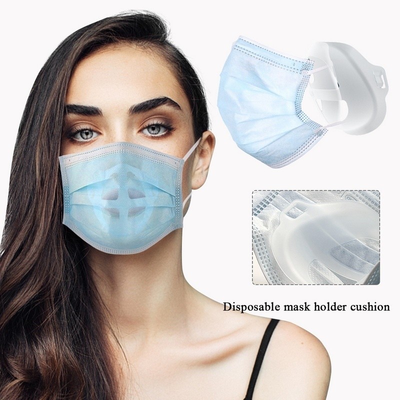 Medical Mask Inner Frame Mask Inner PE 3D Support Frame Creative Breathing Reusable Mask Holder ...