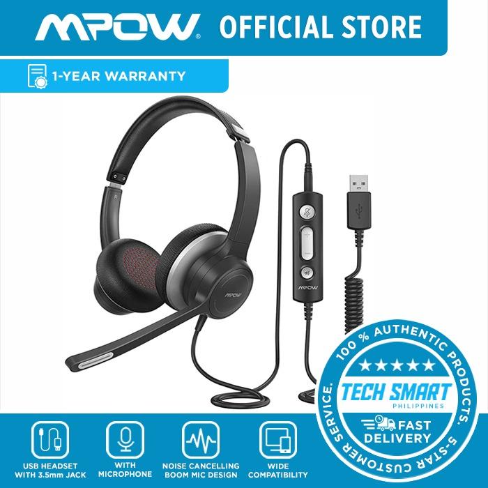 Mpow call top center headset
