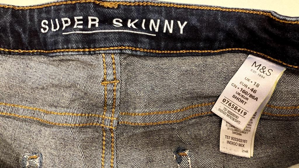 m and s super skinny jeans