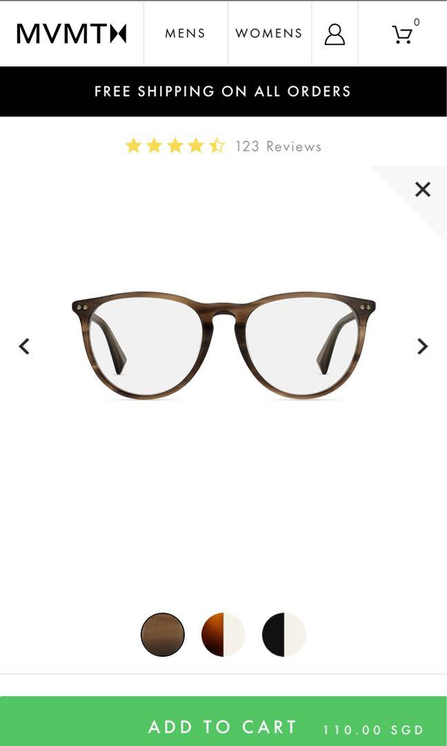 Unisex Everscroll PC Blue Lens Glasses Men s Fashion Watches