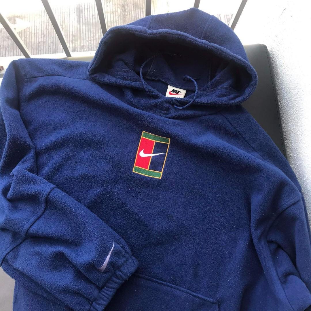 nike nikecourt hooded shirts & tops