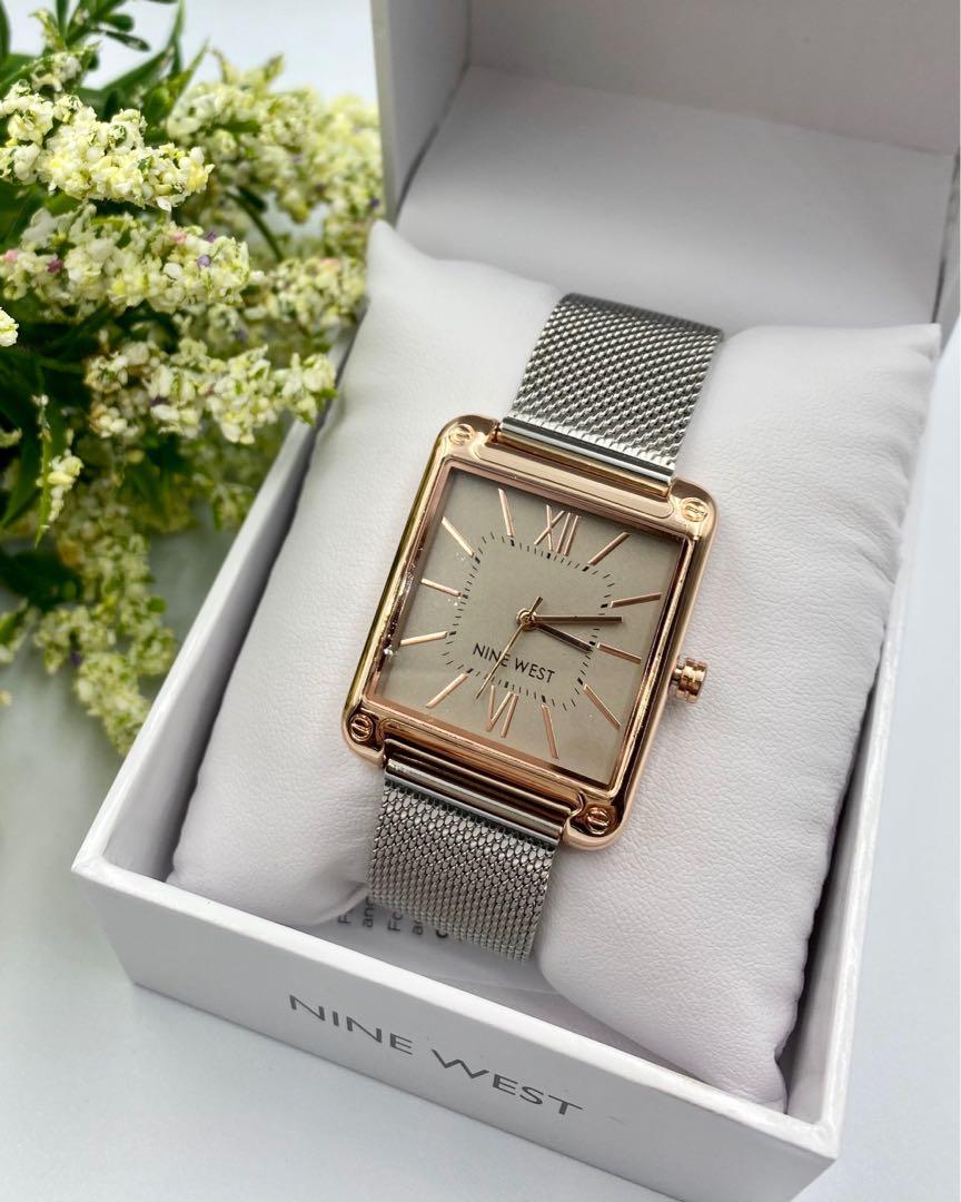 Square best sale mesh watch