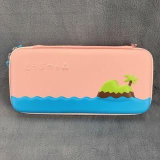 Nintendo Switch Case • Animal Collection Pink • Carrying Case • Pink Blue Island