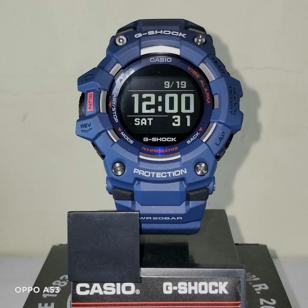 Navy blue g shock mens sales
