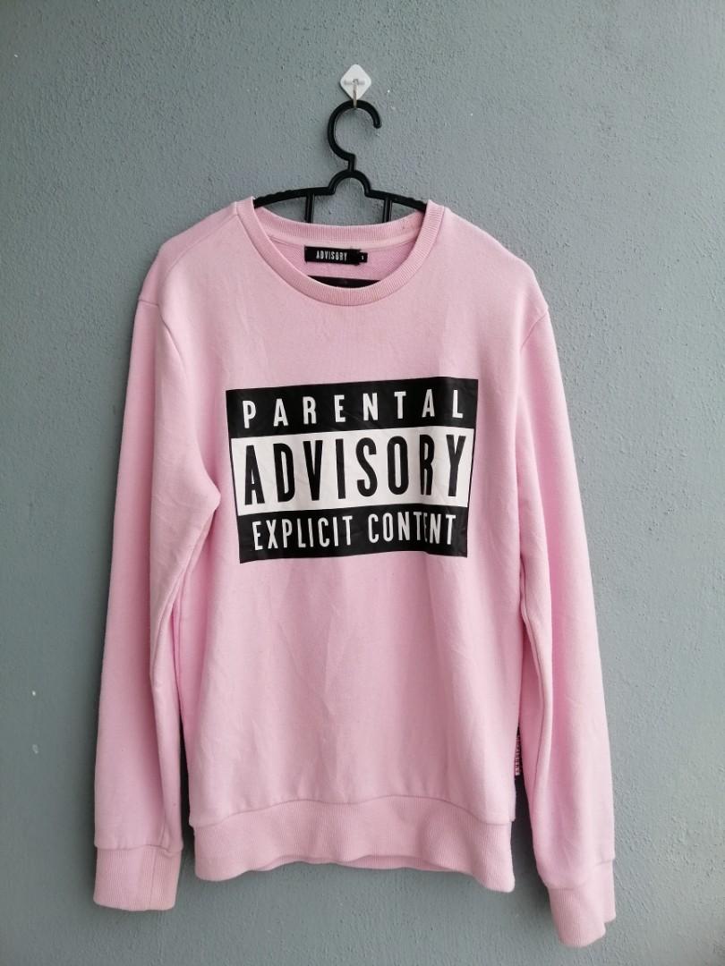 PARENTAL ADVISORY SWEATSHIRT ORIGINAL UNISEX Women s Fashion