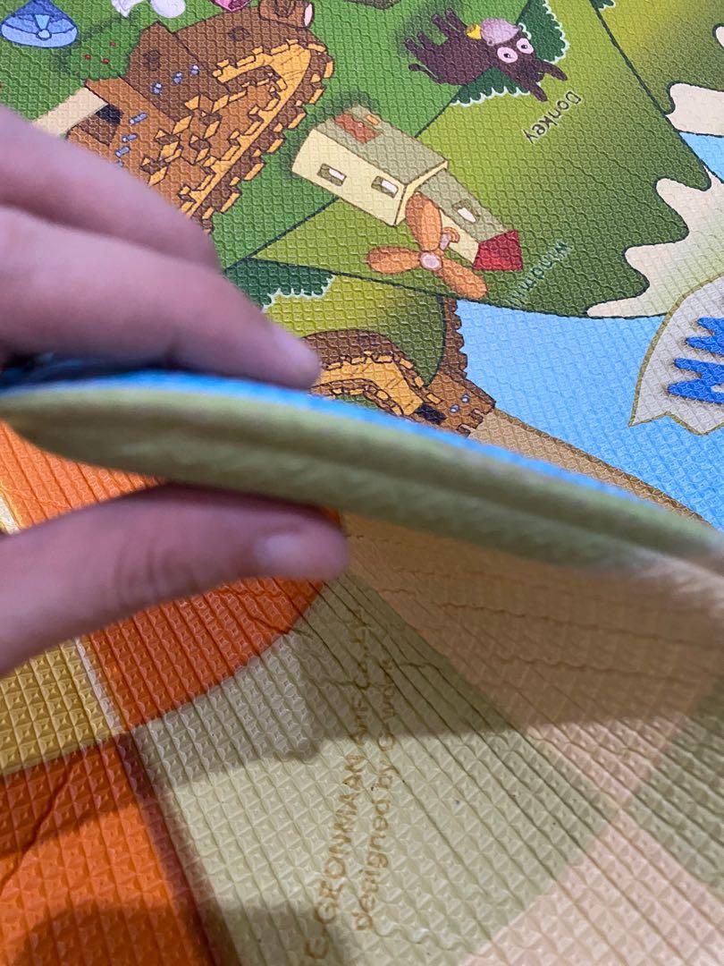 Playmat karpet main dwinguler korea pvc mirip coby lumba, Bayi & Anak