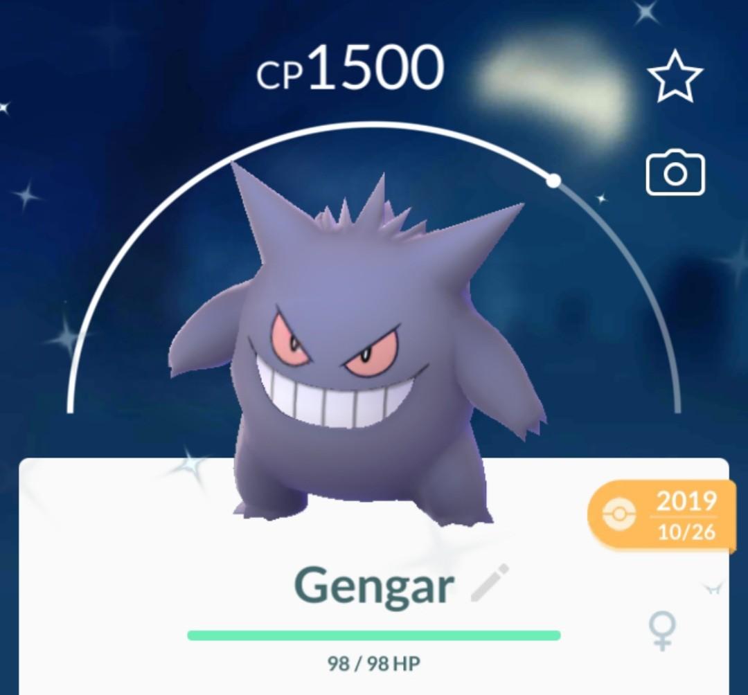 Pokemon go shiny gengar, Video Gaming, Gaming Accessories, Game Gift