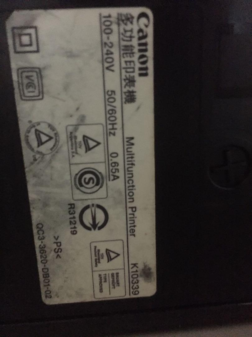 printer canon k10339
