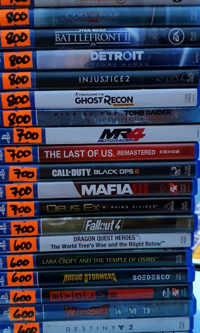 ps4 cd games for sale