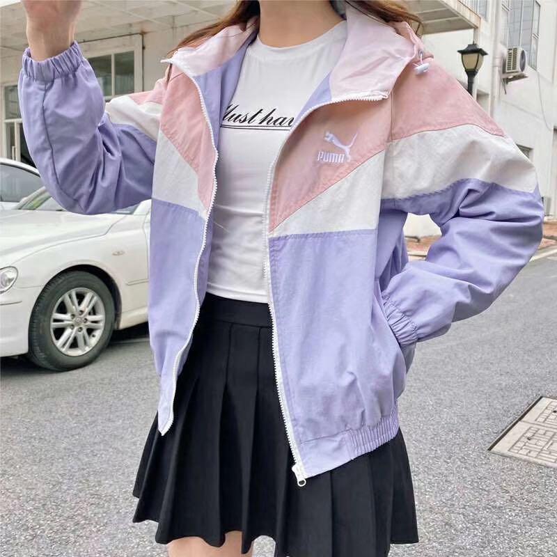 Pastel windbreaker sales