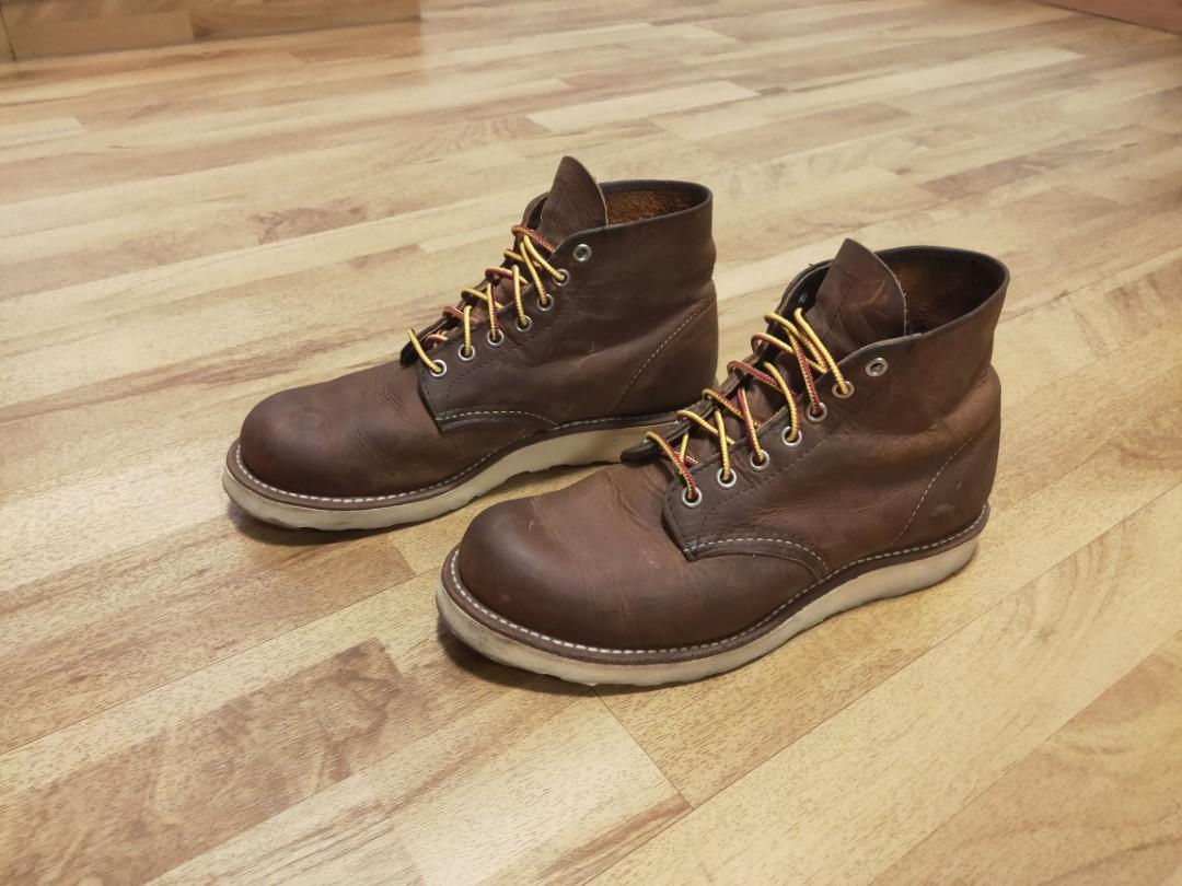 Red wing 9111 round toe, Men's Fashion, Footwear, Boots on Carousell
