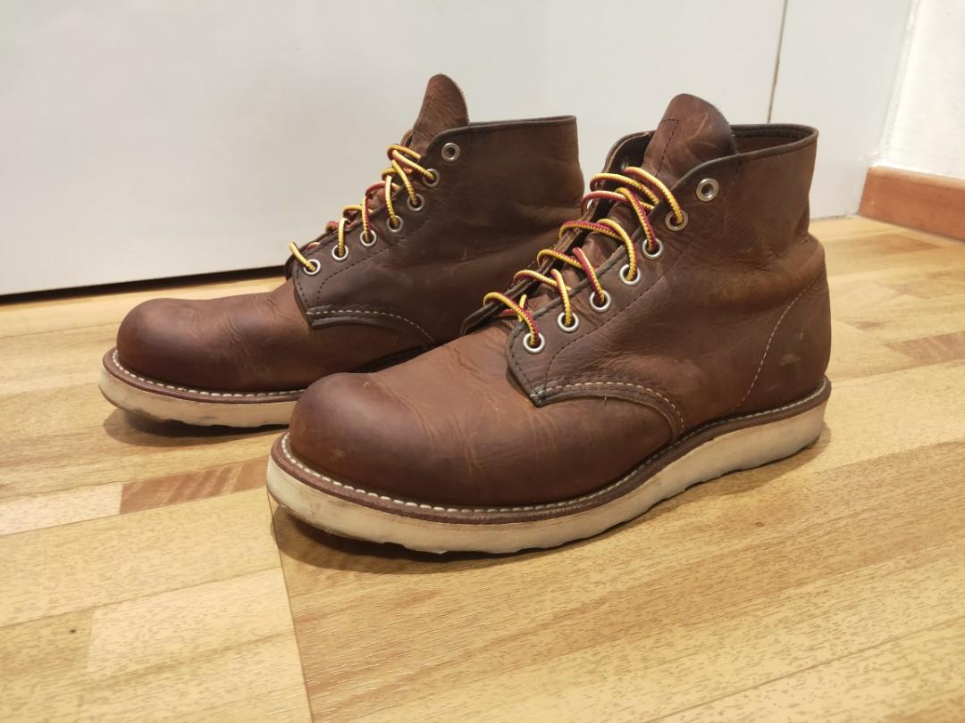 Red wing 9111 round toe, Men's Fashion, Footwear, Boots on Carousell