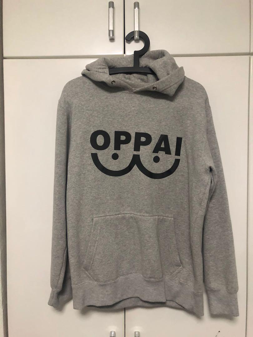 SAITAMA OPPAI HOODIE Men s Fashion Tops Sets Hoodies on Carousell