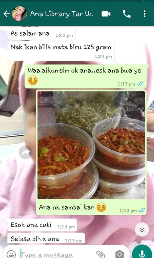 Sambal Petai Ikan Bilis Mata Biru Food Drinks Local Delights Halal Local Delights Others On Carousell