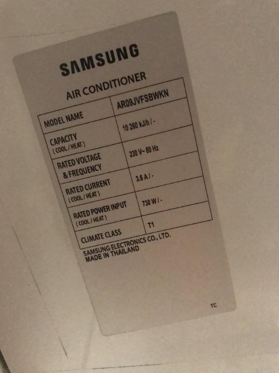 Samsung Digital Inverter Aircon 1.5HP (Category: Air Conditioning and Heating) located in Taguig. Submitted by joyf917 (Listing ID 1036568183, Image 2). Description: FOR SALE Samsung Digital Inverter Aircon 1.5HP Wala pa ni abti ug 2 yrs ginamit RFS: Spare/Extra aircon (dili ra kaayo ni namo magamit) Location: Lilo-an, Cebu.