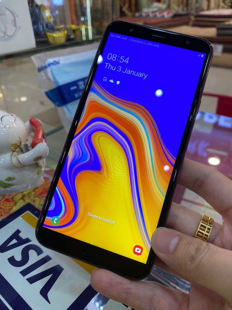 Samsung j4 plus silver top