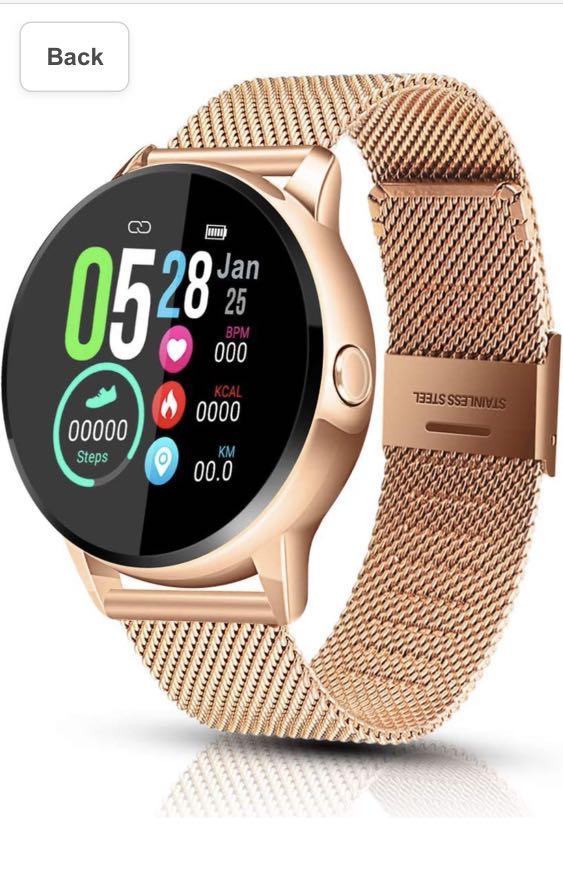 Gold rose smartwatch outlet