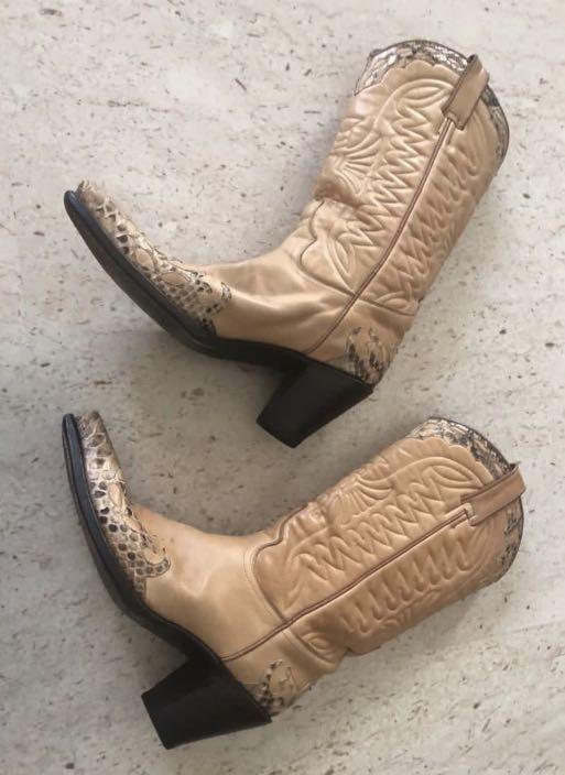 snakeskin cowboy boots uk