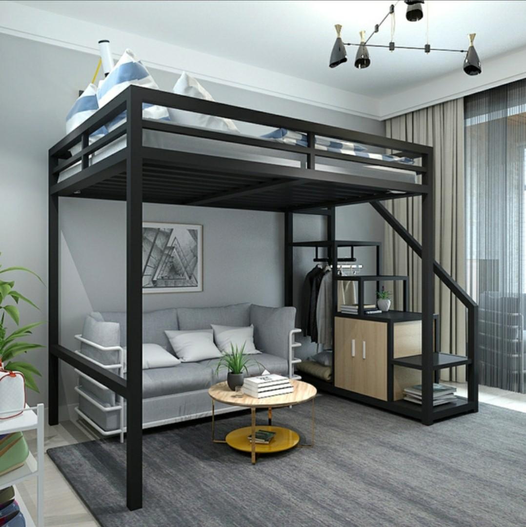 King Loft Bed Frame - www.inf-inet.com