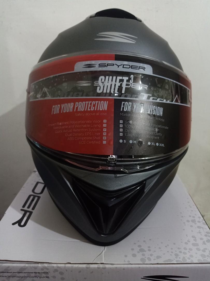 Spyder shift 3 visor clearance