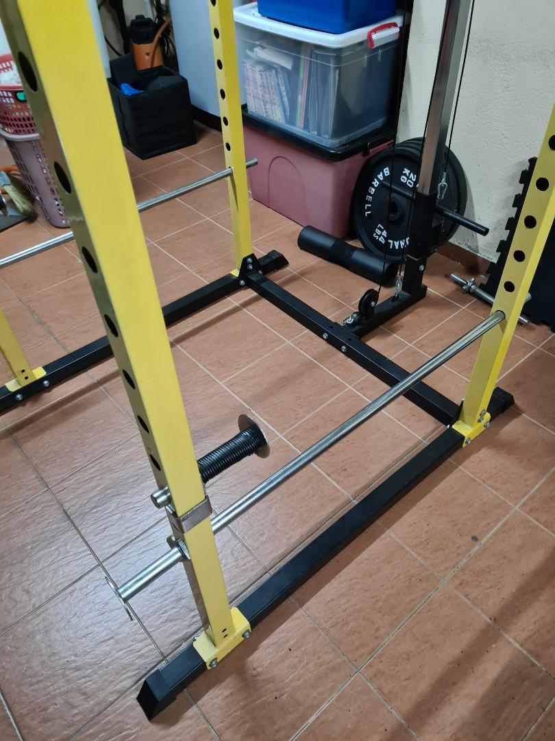 Atlas power rack squat deadlift cage top