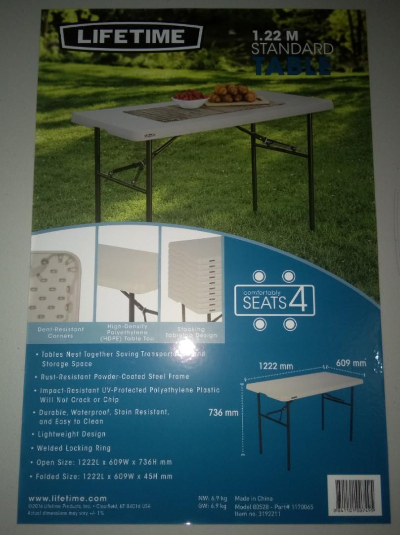 S R Lifetime Table Brand New Furniture Home Living Furniture