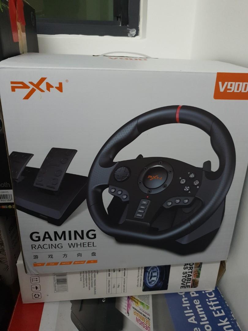Steering Wheel Controller PXN v900, Video Gaming, Gaming Accessories,  Controllers on Carousell
