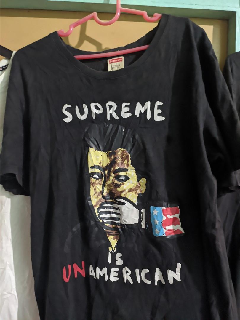 Supreme unamerican hotsell tee