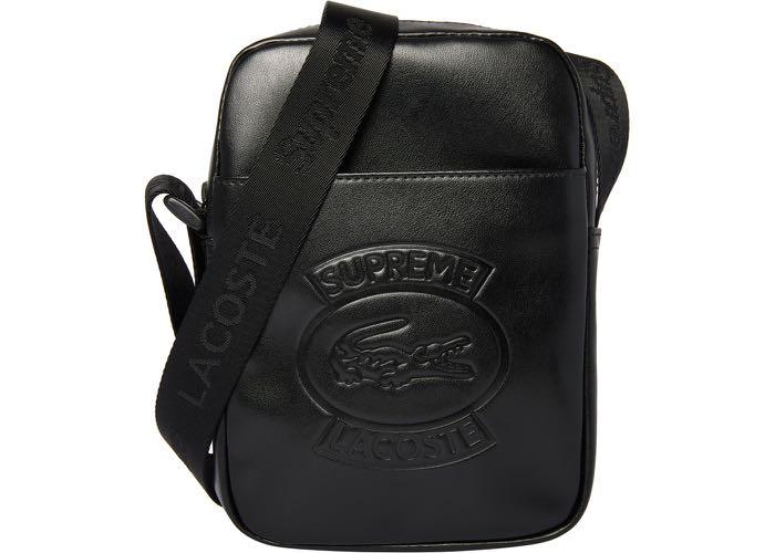 lacoste messenger bag leather