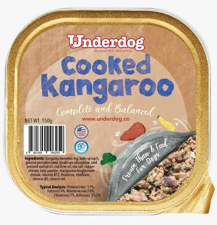 Underdog Cooked Kangaroo Complete Balanced Frozen Dog Food 150g Pet Supplies For Dogs Dog Food On Carousell