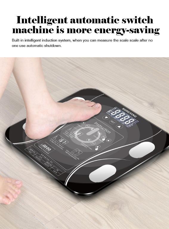 2020 NEW USB Rechargeable Body Fat Scales Intelligent Electronic