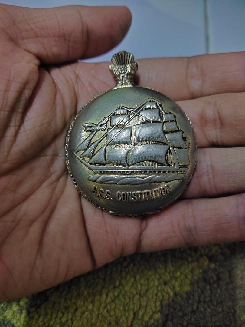 Pocket Watch Uss Constitution Men s Fashion Watches