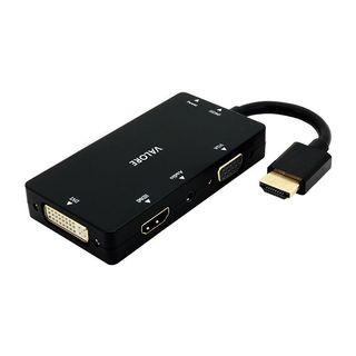 Valore 4-in-1 HDMI To HDMI/VGA/DVI/3.5mm Audio Adaptor (VUH-21)