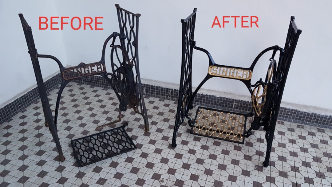 Vintage Singer Sewing Machine legs!, Hobbies & Toys, Memorabilia