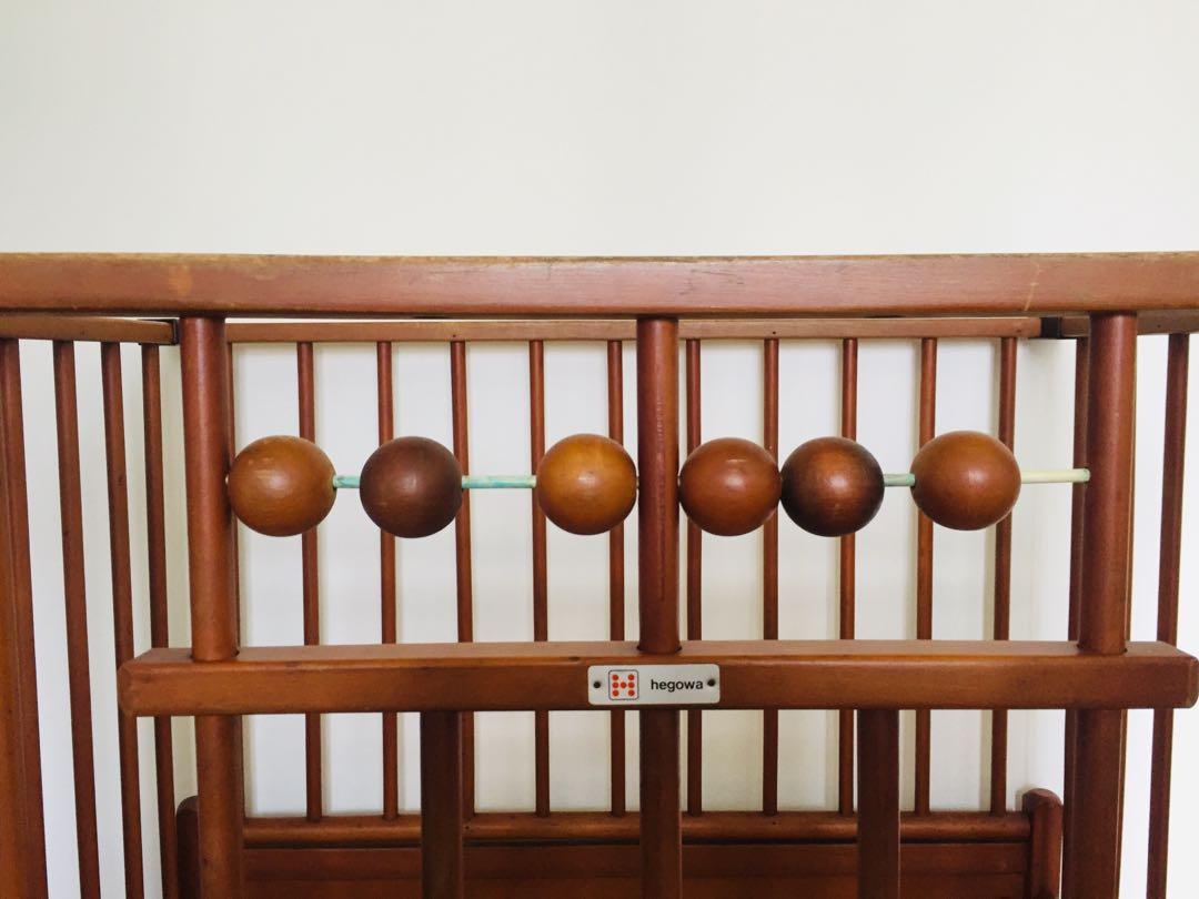 Vintage Wooden Playpen