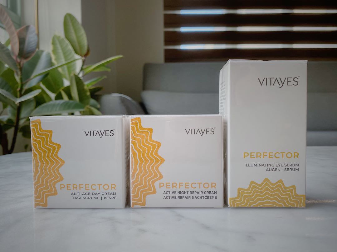 Vitayes Anti Age Day Cream Active Night Cream And Illuminating Eye Serum Health Beauty Face Skin Care On Carousell