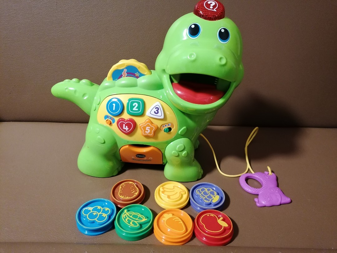 vtech chomp and count dino