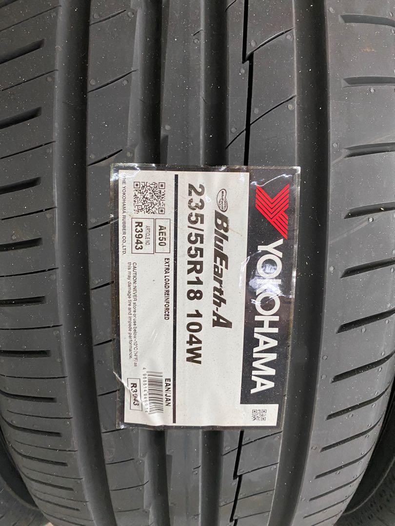 235 55 18 Yokohama Bluearth Ae50 Car Accessories Tyres Rims On Carousell 235 55 18 Yokohama Bluearth Ae50 Car Accessories Tyres Rims On Carousell