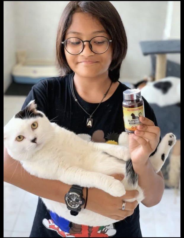 3 btls 70Superfood Growth Booster Cat Supplement Vitamin Kucing
