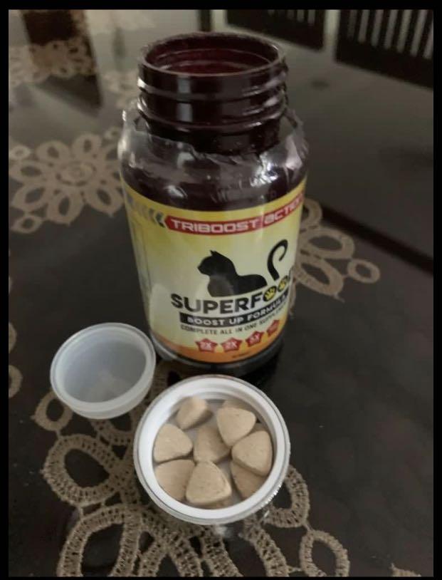 3 btls @ $70-Superfood Growth Booster Cat Supplement Vitamin 
