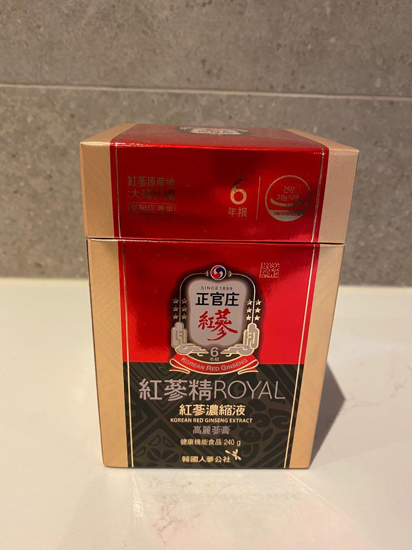 韓國免稅店正官庄紅參精ROYAL 紅蔘濃縮液240g, 嘢食& 嘢飲, 飲料