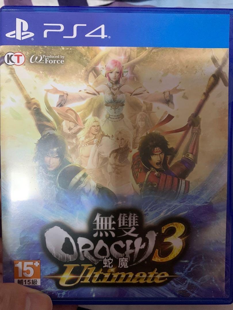 無雙蛇魔OROCHI 3 Ultimate 中文版, 電子遊戲, 電子遊戲, PlayStation