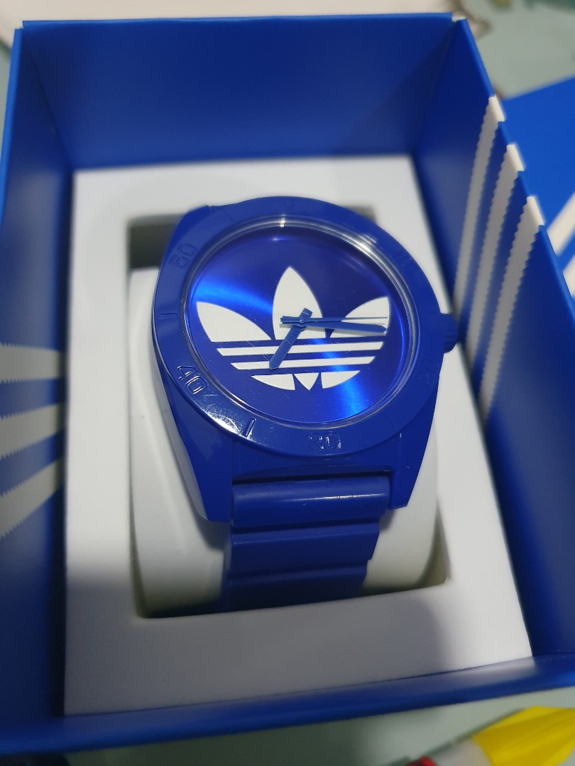 adidas watch blue