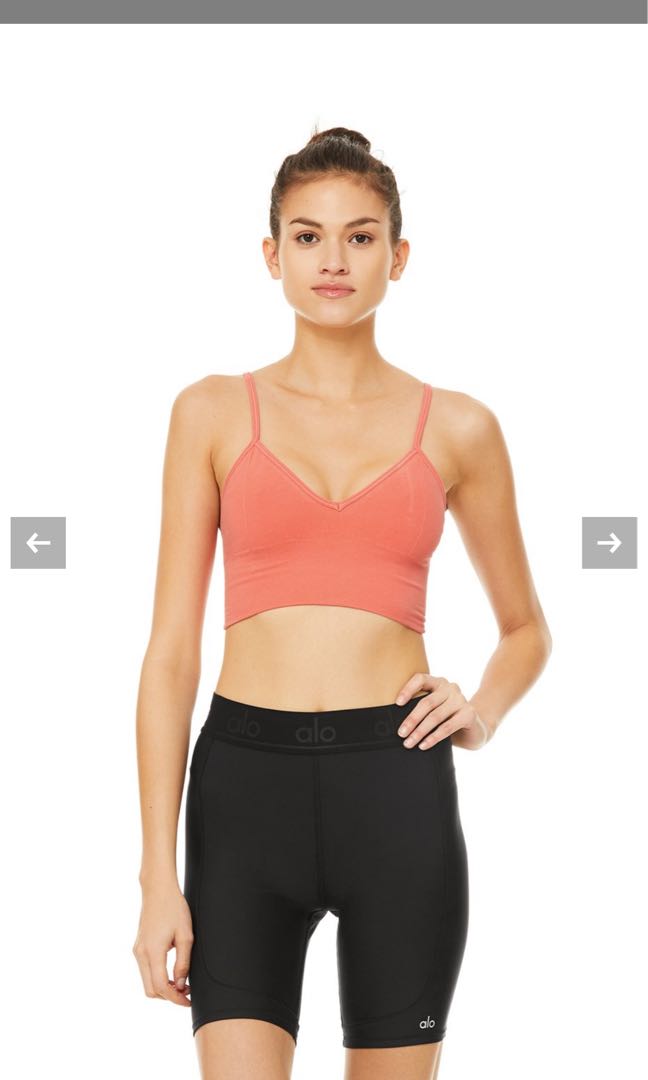 Alo yoga Delight Bralette in Pink, Women's Fashion, Activewear on Carousell