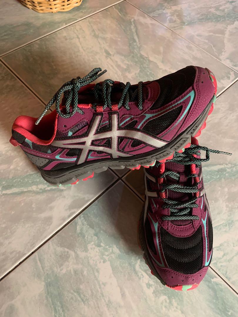 asics purple shoes