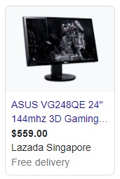 Asus Vg248qe 144hz 1ms Gaming Monitor Moving Out Sale Electronics Computers Others On Carousell