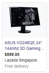Asus Vg248qe 144hz 1ms Gaming Monitor Moving Out Sale Electronics Computers Others On Carousell
