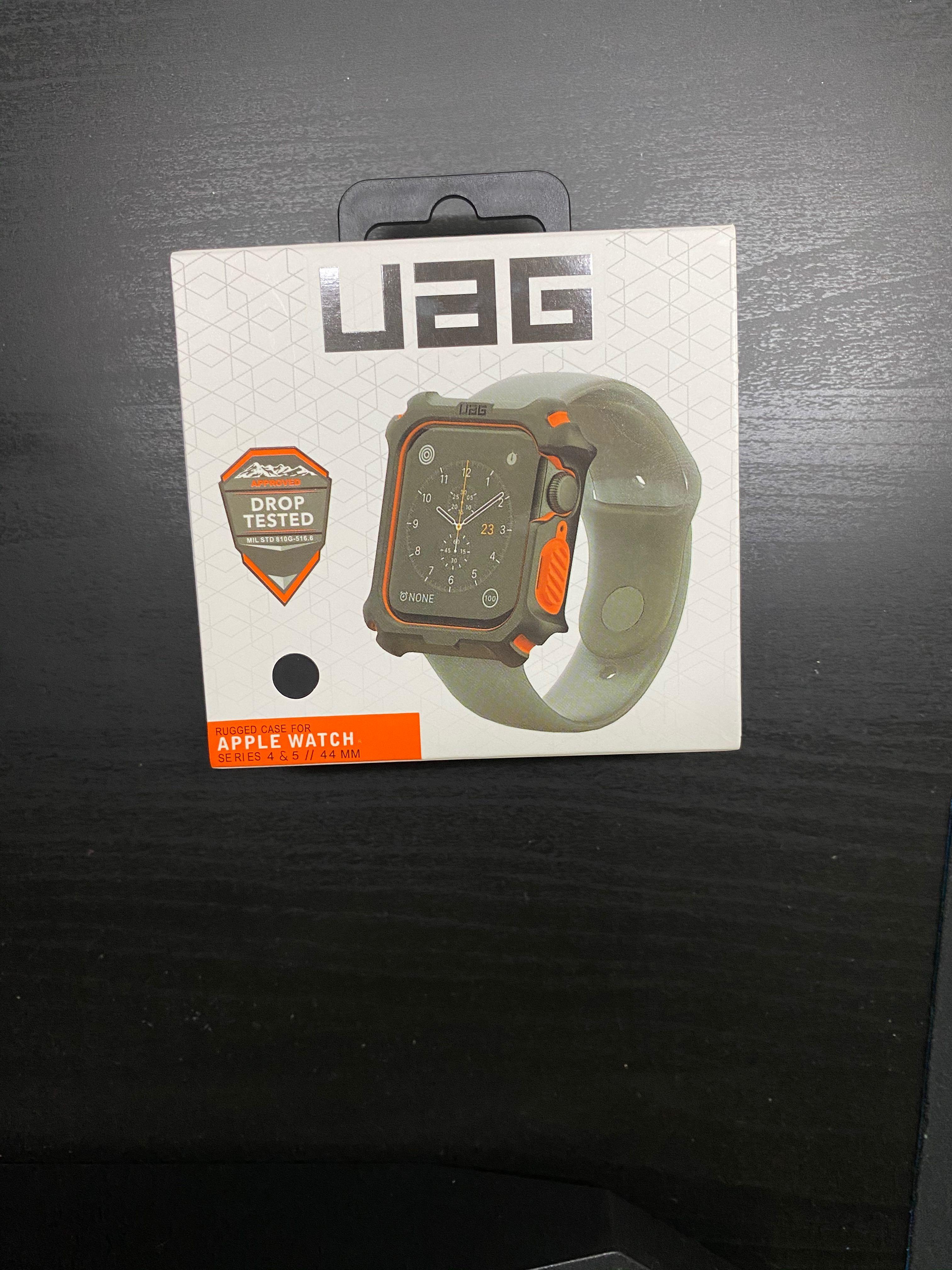 Black Uag Apple Watch Case 44mm Men S Fashion Watches On Carousell